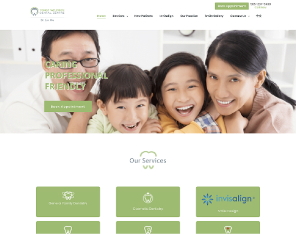 YW Dental - <cite>Dentist Website Development</cite>
