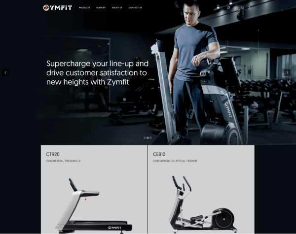 Zymfit - <cite>E-commerce Website Development</cite>
